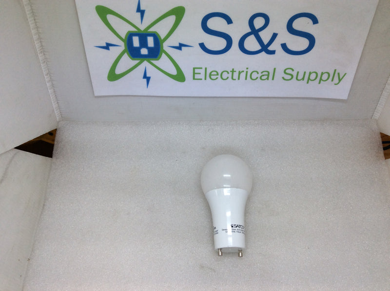 Satco S9814 11.5W LED A19 Style GU24 Base Replaces 75W 27K Dimmable 25,000 Hr Life