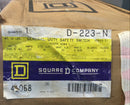 Square D D223N/D-223N 100 Amp 2 Pole 120/240V Fusible Safety Switch