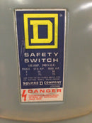 Square D D223N/D-223N 100 Amp 2 Pole 120/240V Fusible Safety Switch