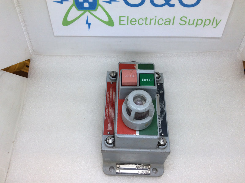 Allen-Bradley 800H-NP33 Assembled Control Station Dual Pushbutton Start/Stop 1 Pilot Light