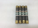 Reliance ECSR.6 0.6 Amp 600V Time Delay Dual Element Class RK5 Fuse - Lot of 4