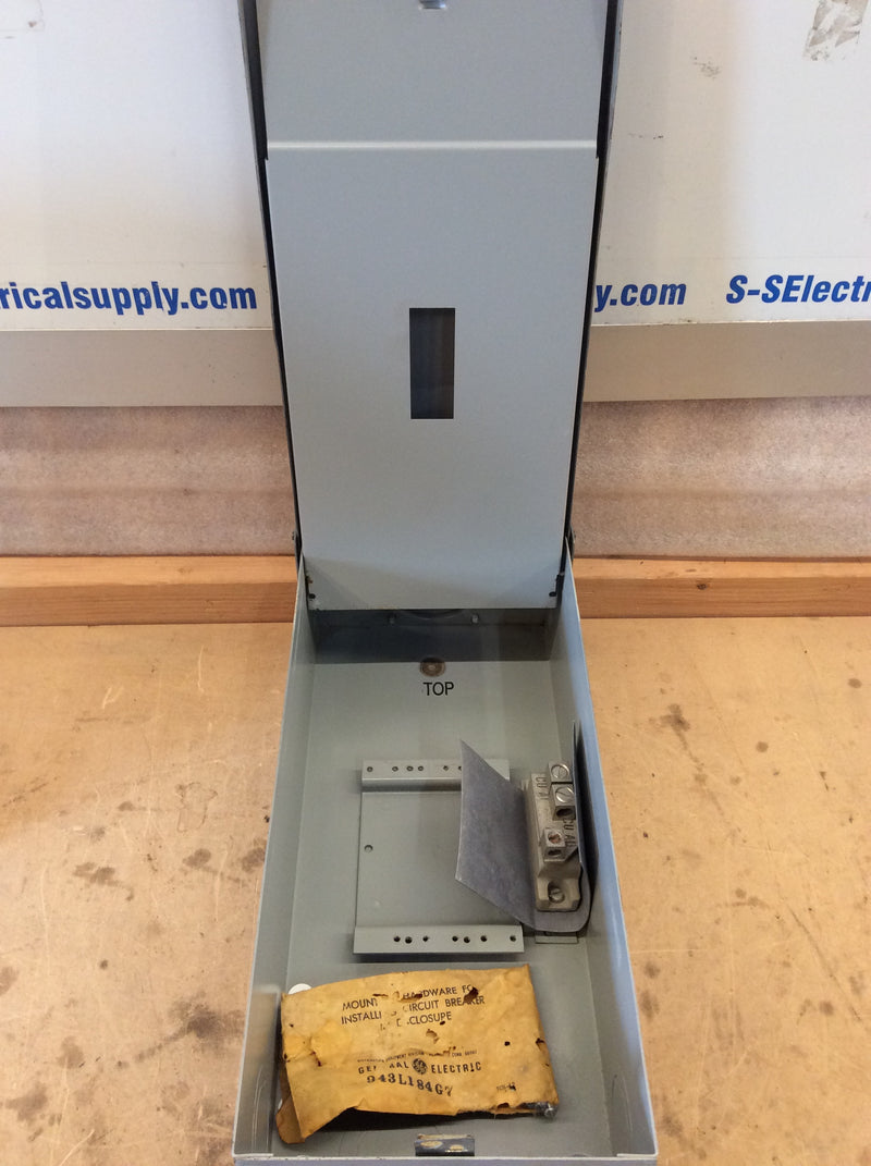 General Electric TE100R 100A 600VAC 3 Pole Type TEB,TED,THED Nema 3R Breaker Enclosure