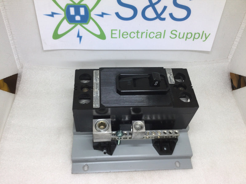 Siemens QJ22B150 With Or Without Mounting Plate And Ground Bar Kit 2 Pole 150a Main Breaker