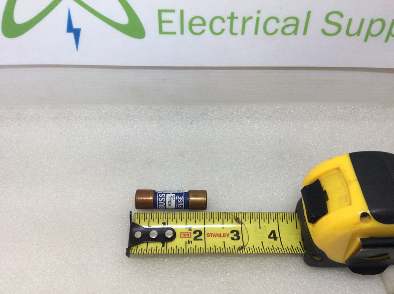 Bussman/Buss NON-6 6 Amp 250V One Time Class H Fuse - Lot of 3