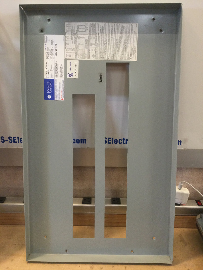 Ge General Electric Aqf3301cbx 125a 3ph/4 Wire 208y/120v 30 Circuit Panel Board Interior