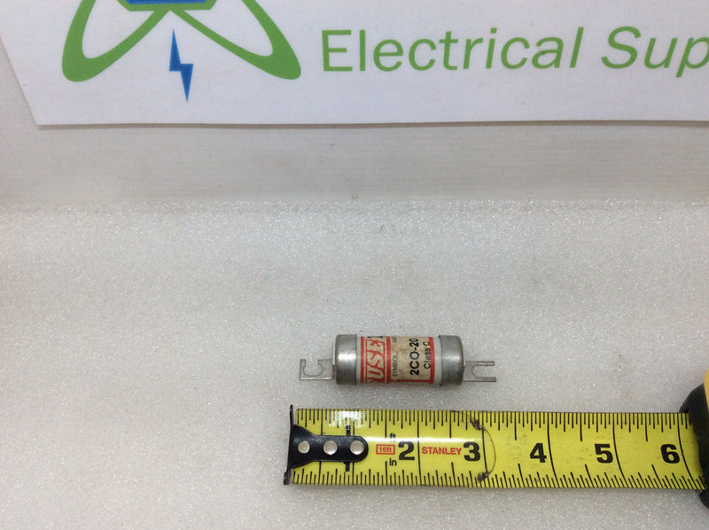 FuseTek 2C0-20 20 Amp 600V Class C Fuse