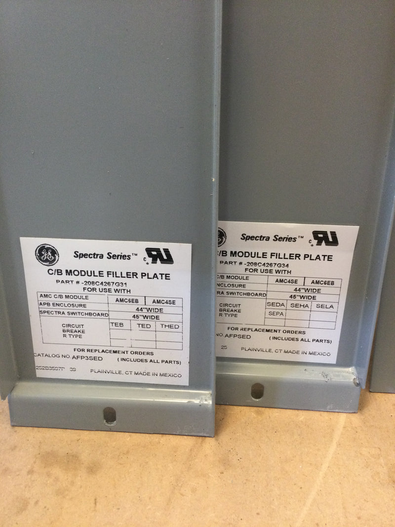 GE General Electric Spectra Series AFP3SED Circuit Breaker Mounting Kit