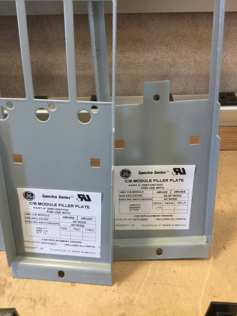 GE General Electric Spectra Series AFP3SED Circuit Breaker Mounting Kit