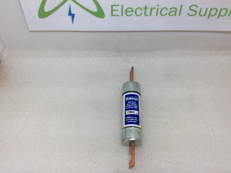 Edison ECNR70 70 Amp 250V Time Delay Dual Element Class RK5 Fuse
