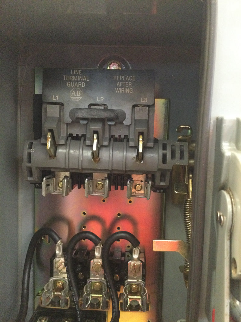 Allen-Bradley Bulletin 512 Combination Starter W/ Disconnect 509-Cod Nema Size 2