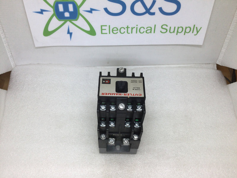 Eaton/Cutler-Hammer D23MB 10 Amp 300v Max Type-M Relay (Please See Accessory Identifications)