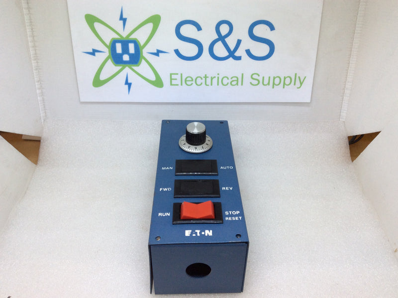 Eaton Dynamatic Run/Stop Speed Control Station 1K-OHM 0-10 Speed, Run/Stop Reset Plus