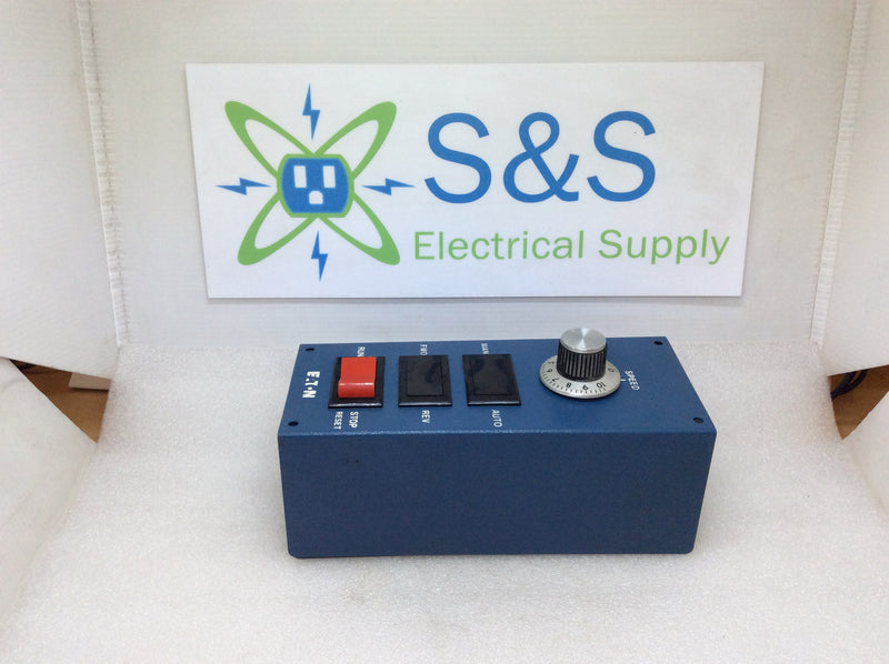 Eaton Dynamatic Run/Stop Speed Control Station 1K-OHM 0-10 Speed, Run/Stop Reset Plus