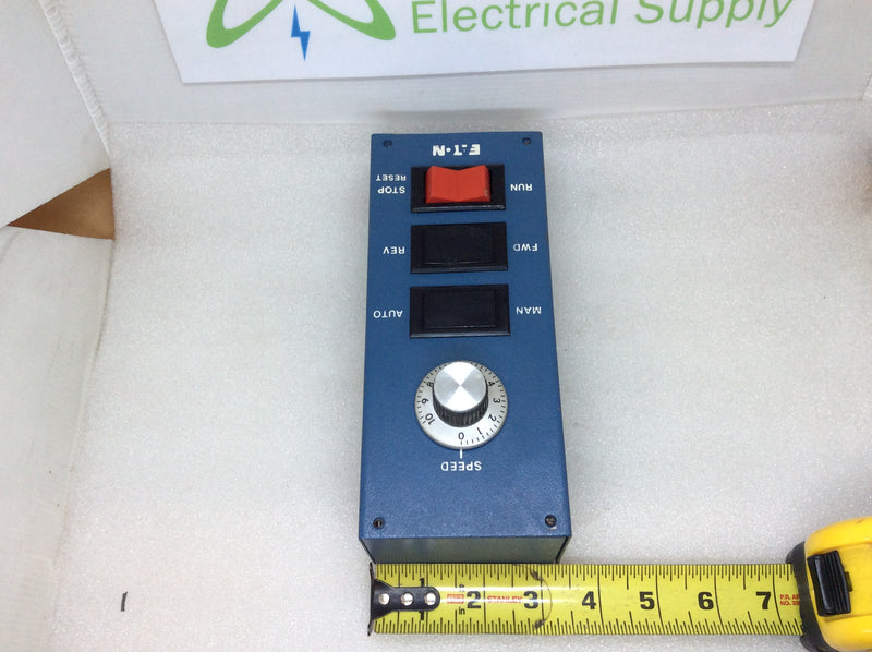 Eaton Dynamatic Run/Stop Speed Control Station 1K-OHM 0-10 Speed, Run/Stop Reset Plus