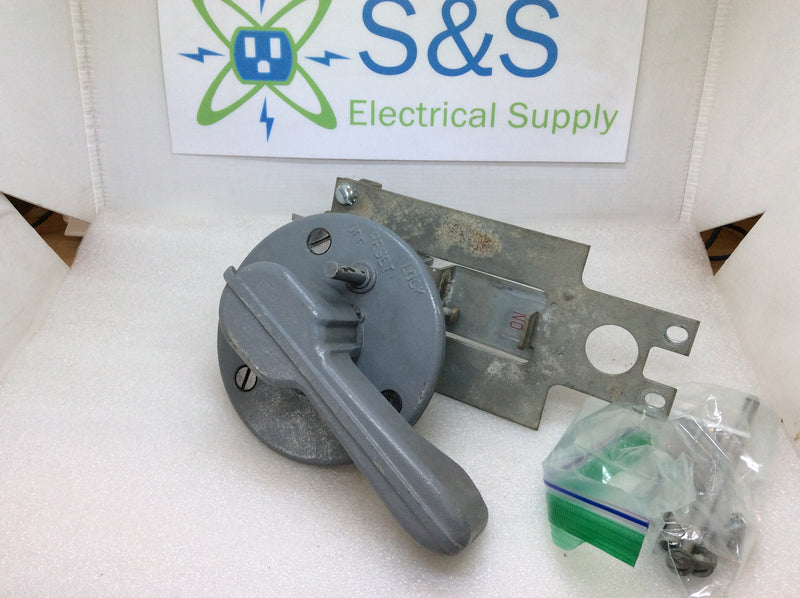 General Electric Safety Switch/Disconnect Handle Kit Used For Breaker Style Disconnects (Please See Photo's)