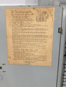 Crouse Hinds LC216DF/DS 125 Amp 120/240V 3 Wire Single Phase Model 14 12/24 Space Panelboard Cover 23" x 14.5"