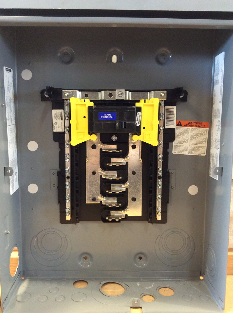 Square D HOM1224M125PRB 12 Space 24 Circuit 125A Main Breaker (Inc) Nema3R Load Center