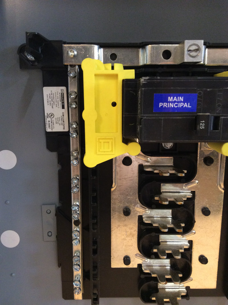 Square D HOM1224M125PRB 12 Space 24 Circuit 125A Main Breaker (Inc) Nema3R Load Center