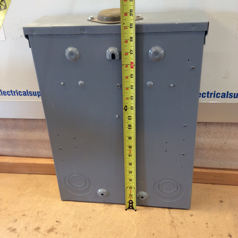 Square D HOM1224M125PRB 12 Space 24 Circuit 125A Main Breaker (Inc) Nema3R Load Center