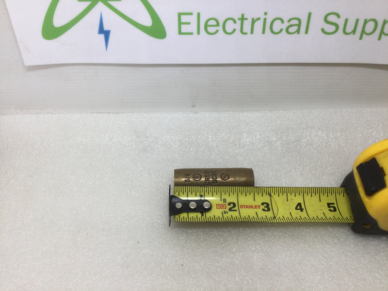 Threaded Coupler, 5/8", For Copper Bonded Rods, Bronze By Nvent Erico Cr58/Sc58