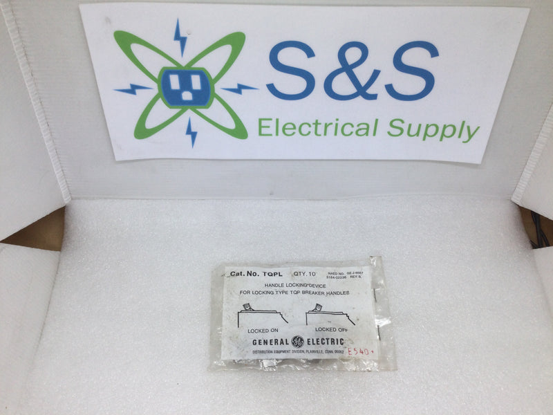 Ge Tqpl Handle Locking Device For Type Tqp Breaker Handles