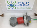 Hubbell Hbl460b7w 480v 60a Pin And Sleeve Receptacle Watertight W/Cap