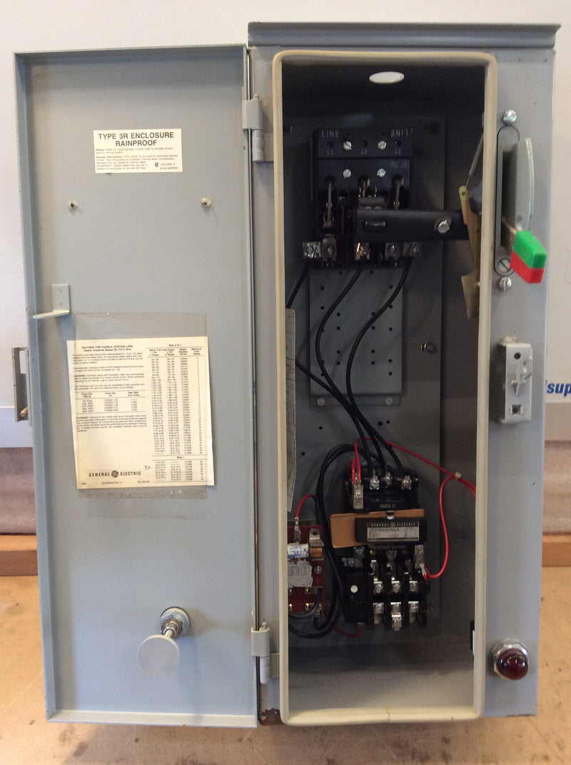 GE General Electric CR308B600ACLA 300-Line Control 3 Phase 18A 600VAC Combination Motor Controller