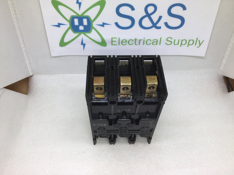 GE General Electric TEF134100 100 Amp 3 Pole 480V Circuit Breaker