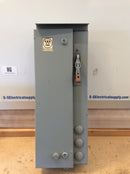 Westinghouse A203R1AZAC 3Ph 460/575VAC 10Hp Max 120V 60Hz Coil Nema3R Enclosed Motor Starter