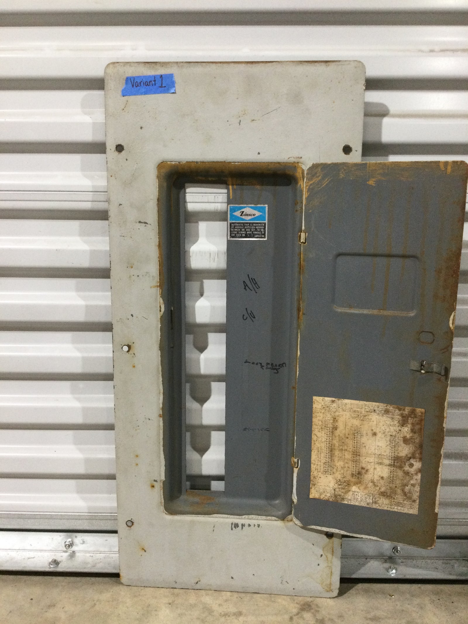 Sylvania Zinsco MLB20 (2040) Panel Cover 225 Amp Main Breaker MLB20
