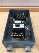 General Electric CR206H100ACA Nema00 Magnetic Motor Starter 3Ph 600VAC 2HP Max With Switch