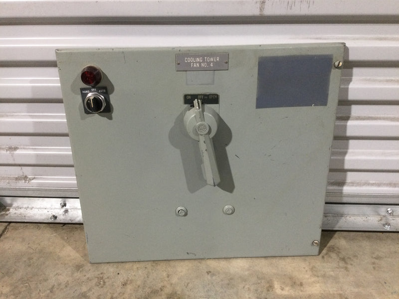 Allen Bradley Door/Cover with Handle Motor Starter Cover 20" x 18"