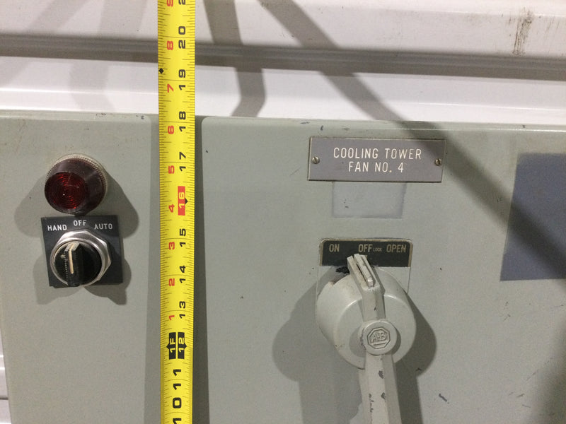 Allen Bradley Door/Cover with Handle Motor Starter Cover 20" x 18"