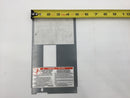 Square D QO2-4L70RB 70 Amp 120/240V Dead Front Only 8 1/8" x 4 5/8"