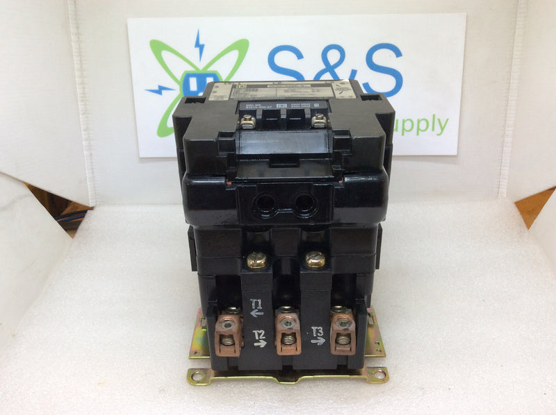 Square D 8502SE02 Series A Class 9998 Type-SL7 Contact Kit 3 Pole 50Hp 600VAC Max Contactor