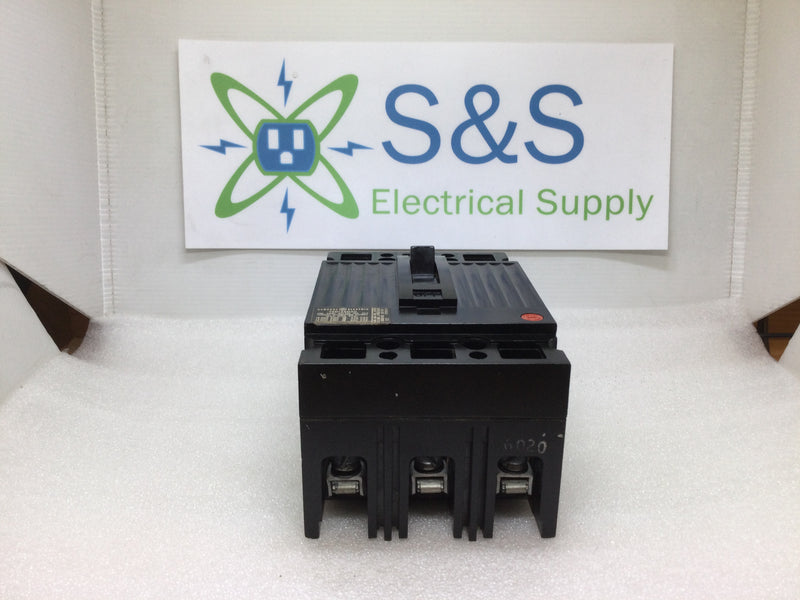 GE General Electric TED136020 20 Amp 3 Pole 600V Circuit Breaker