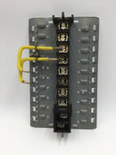 FPE Federal Pacific Split Buss 100/200 Amp 60 Amp on Lower Half 14/22 Space Panel Guts Only