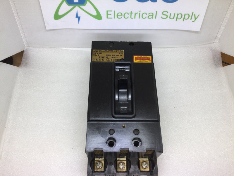 Trumbull Electric Atb36050 3 Pole 50a 600vac Type Atb Circuit Breaker