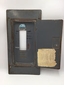 Zinsco 100 Amp 120/240V 1 Phase 3 Wire 21 Space Panel Cover