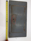 Zinsco 100 Amp 120/240V 1 Phase 3 Wire 21 Space Panel Cover