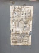 FPE Federal Pacific RH108-16 100 Amp 120/240V 1 Phase 3 Wire 16 space Enclosed Panelboard