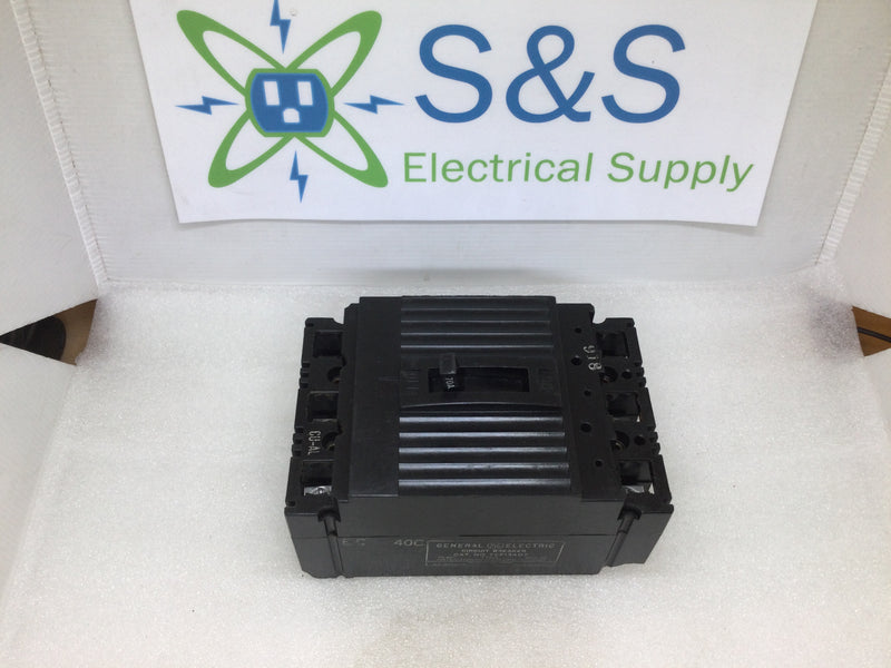 General Electric TEF134070 70 Amp 3 Pole 480V Type TEF Circuit Breaker