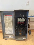 Square D D322NRB  60 Amp 3 Pole 120/240V Fusible Safety Switch 15" x 7"