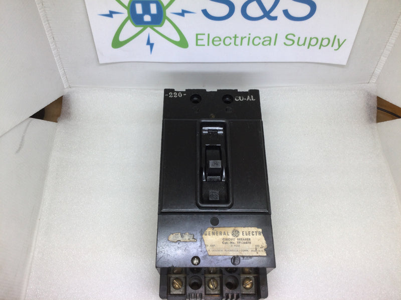 Ge General Electric Tf136070 3 Pole, 70a, 600vac, Type Tf Circuit Breaker