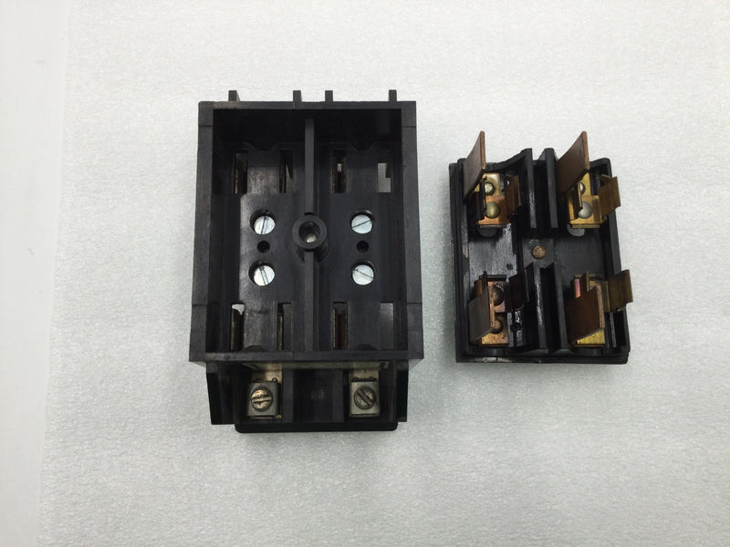 ITE/Walker P302MR 30 Amp 240V R-1764 Fuse Block & Pull Out