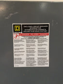 Square D KA225S Nema1 225A 600VAC Max Circuit Breaker Enclosure Type KA or FA