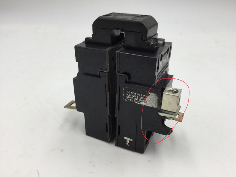 ITE/Pushmatic P250/31250 50 Amp 2 Pole 120/240V Circuit Breaker