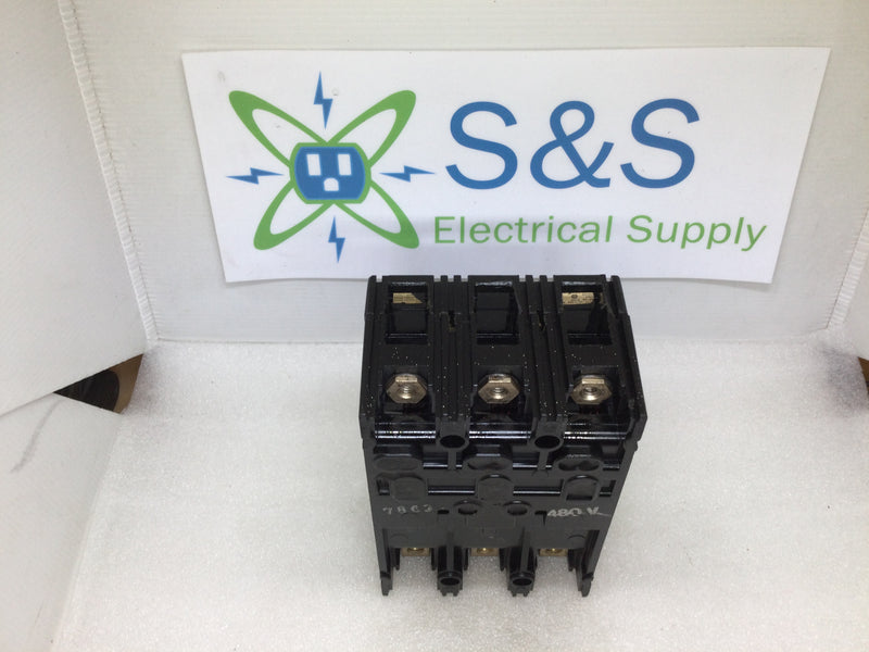 General Electric TEF134020 20 Amp 3 Pole 480V Type TEF Circuit Breaker