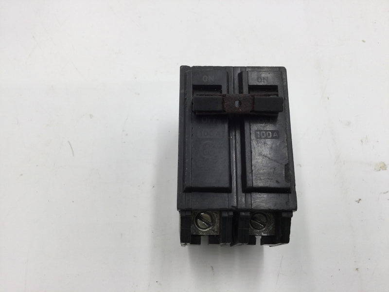 GE/General Electric THQB21100 100 Amp 2 Pole 240V Circuit Breaker
