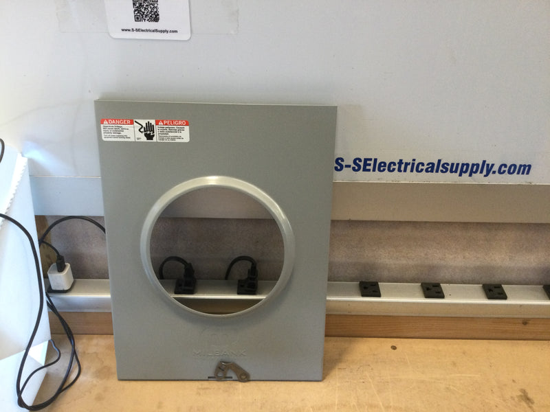 Milbank U7040-RL-TG-KK-RGE 200A Ringless Meter Enclosure 11"X 15"X 5"